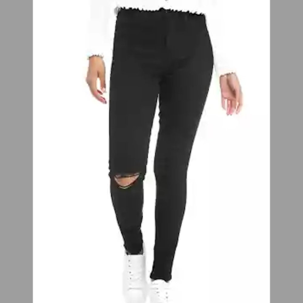 Celebrity Pink | The Rider Black Distressed Jeans